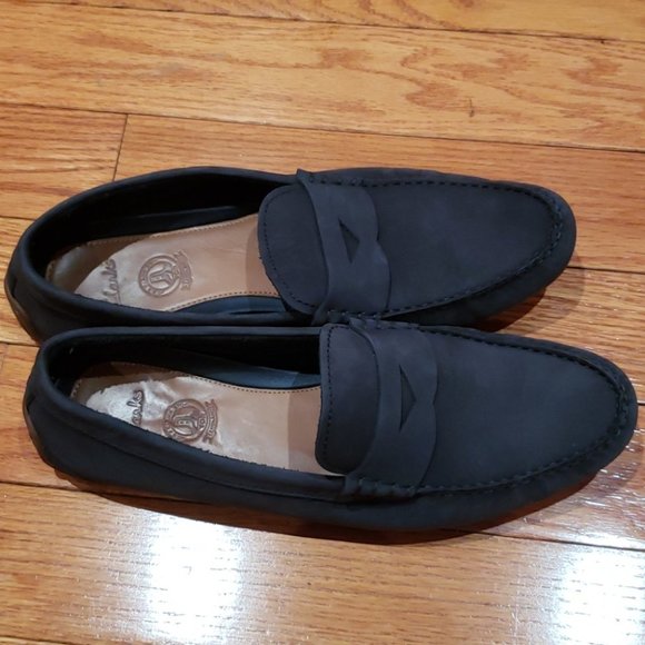 Clarks blue suede driver shoes NWOB size 13 main image 5